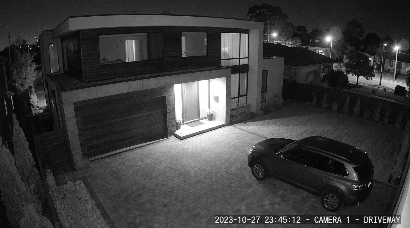 Cámara de seguridad nocturna